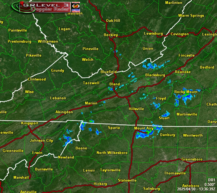 GRLevel3 radar from NWS station KFCX